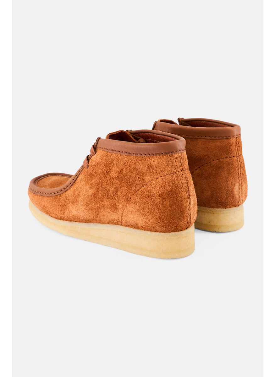 clarks Men Wallabee Lace Up Boots, Brown  - Image 2