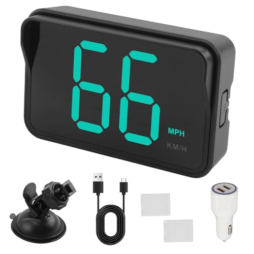 GUGUMO GPS Digital Speedometer for Car MPH Universal HUD Speed Meter with LED Large Font Plug Play for Car Truck Motor SUV Golf Cart All Vehicles 2025 New with Bracket Charger - Image 1