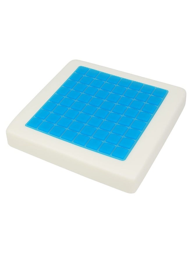 Max Comfort Square medical chair with memory foam and cooling gel layer, comfortable seat cushion to relieve pressure from prolonged sitting at the office or in the car, 42*42*5, Max Comfort - Image 4