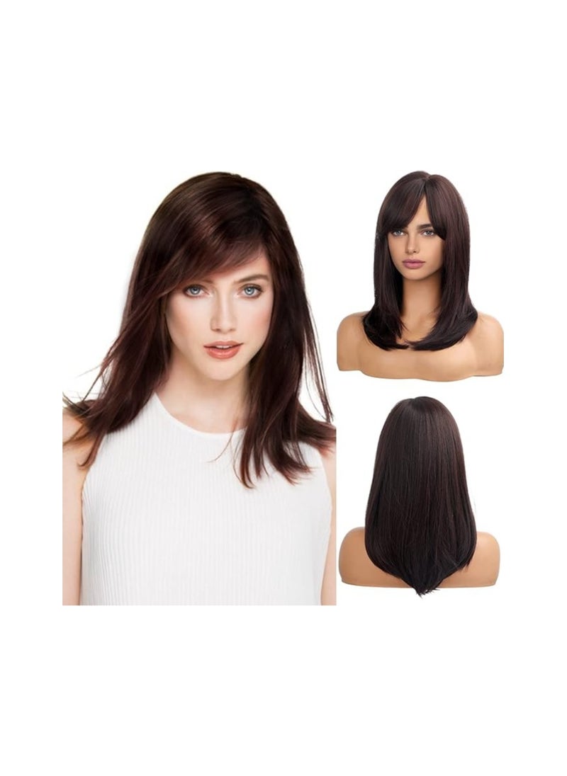 باروكة شعر طويل بني للنساء بطبقات ومزود بقصة، - pzsku/Z4E156EC36F601478D32DZ/45/_/1721035754/60072252-73fa-431a-8fd3-e72f3f28eac3