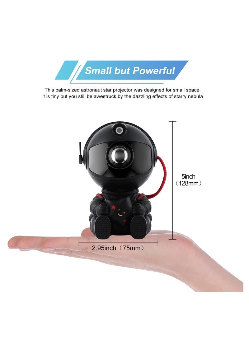 Cool Baby COOLBABY Galaxy Projector Starry Sky Projector Galaxy Lamp Children's Bedroom Ceiling Playroom Decoration Night Light Mini Cute with Remote Control Sky Nebula Aurora Lamp (Black)  - Image 2