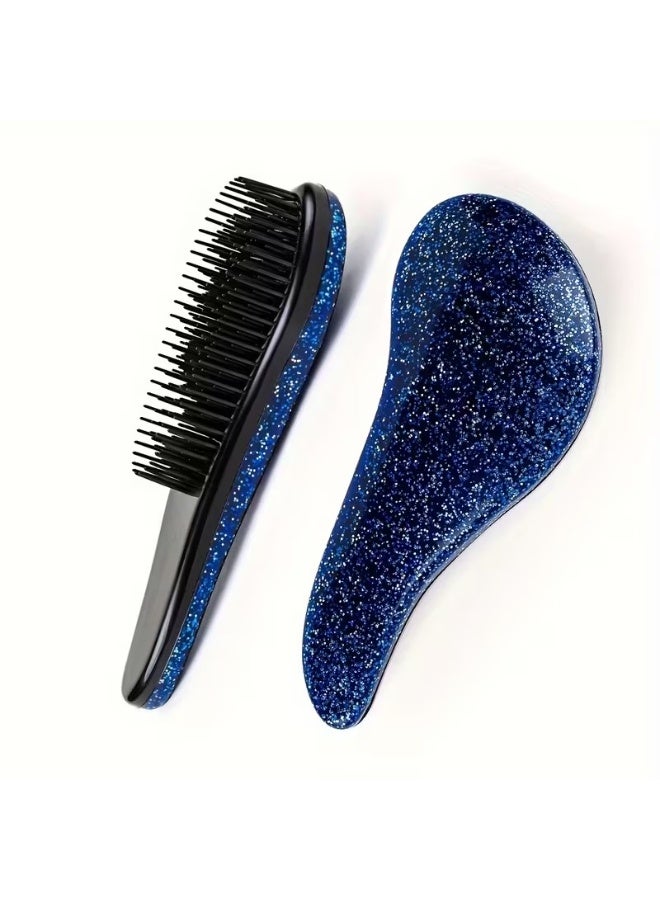 Goolsky Tiny Style Starry Sky Massage Comb Portable Household Comb Massage Comb Non-Knot Massage Comb Detangling Hairdressing Comb - Image 1