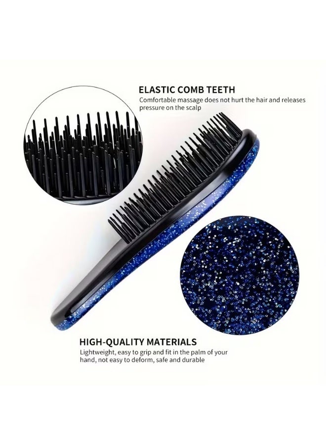 Goolsky Tiny Style Starry Sky Massage Comb Portable Household Comb Massage Comb Non-Knot Massage Comb Detangling Hairdressing Comb - Image 5