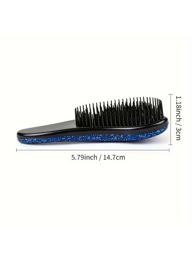 Goolsky Tiny Style Starry Sky Massage Comb Portable Household Comb Massage Comb Non-Knot Massage Comb Detangling Hairdressing Comb - Image 3