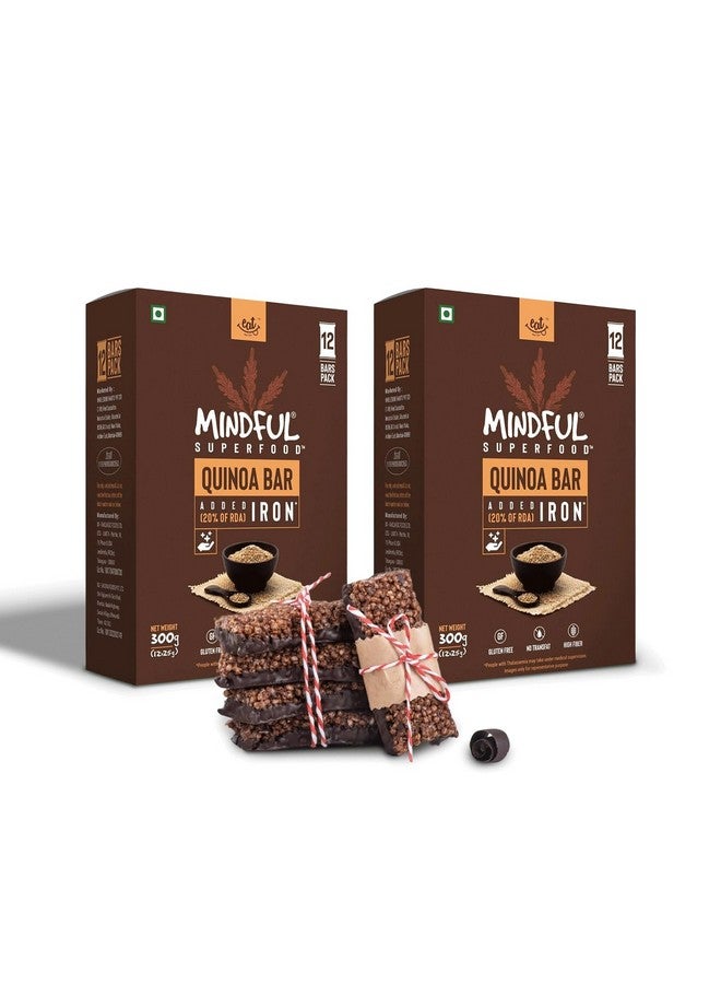 EAT Anytime Healthy Energy Quinoa Bar | Gluten Free & High Fiber | Energy Bar Sugar Free | High Protein Bar | Healthy Bar & Breakfast Protein Bar | Quinoa Bar/Energy Bar -600Gm(24Pcs.Of 25Gm) - Image 1
