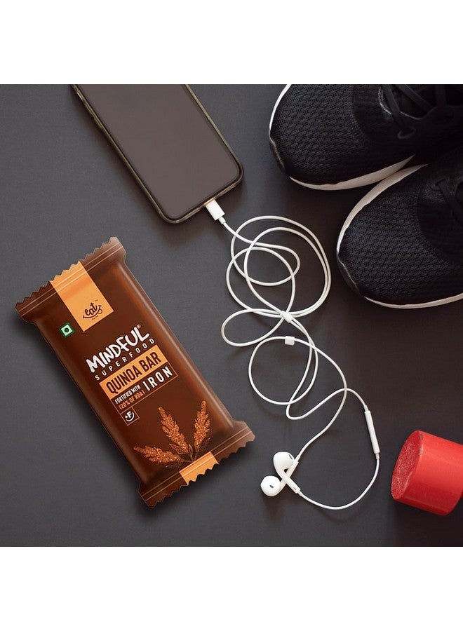 EAT Anytime Healthy Energy Quinoa Bar | Gluten Free & High Fiber | Energy Bar Sugar Free | High Protein Bar | Healthy Bar & Breakfast Protein Bar | Quinoa Bar/Energy Bar -600Gm(24Pcs.Of 25Gm) - Image 3