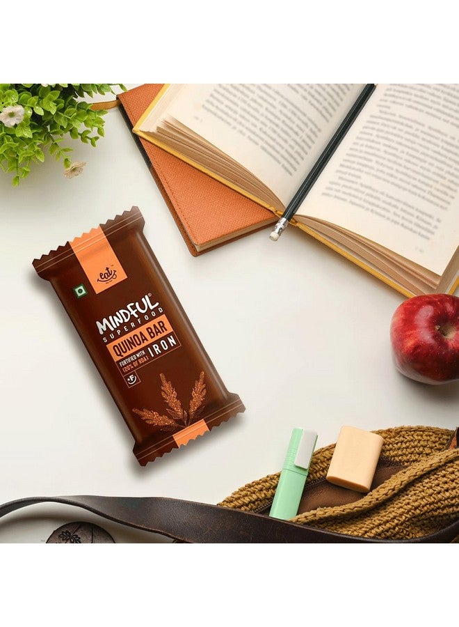 EAT Anytime Healthy Energy Quinoa Bar | Gluten Free & High Fiber | Energy Bar Sugar Free | High Protein Bar | Healthy Bar & Breakfast Protein Bar | Quinoa Bar/Energy Bar -600Gm(24Pcs.Of 25Gm) - Image 2