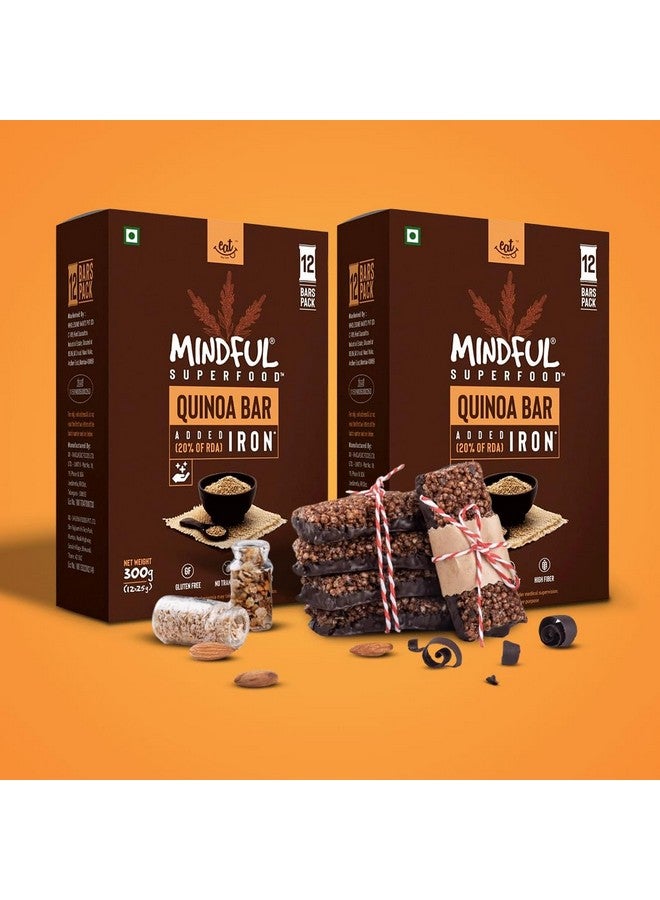 EAT Anytime Healthy Energy Quinoa Bar | Gluten Free & High Fiber | Energy Bar Sugar Free | High Protein Bar | Healthy Bar & Breakfast Protein Bar | Quinoa Bar/Energy Bar -600Gm(24Pcs.Of 25Gm) - Image 4