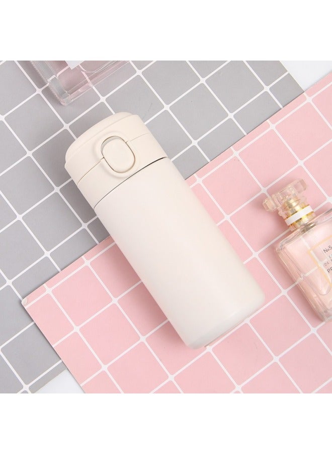 Internet-famous Student Water Bottle, High-value Pea Cup, 304 Stainless Steel Double-layer Insulated Cup, Outdoor Portable And Cute