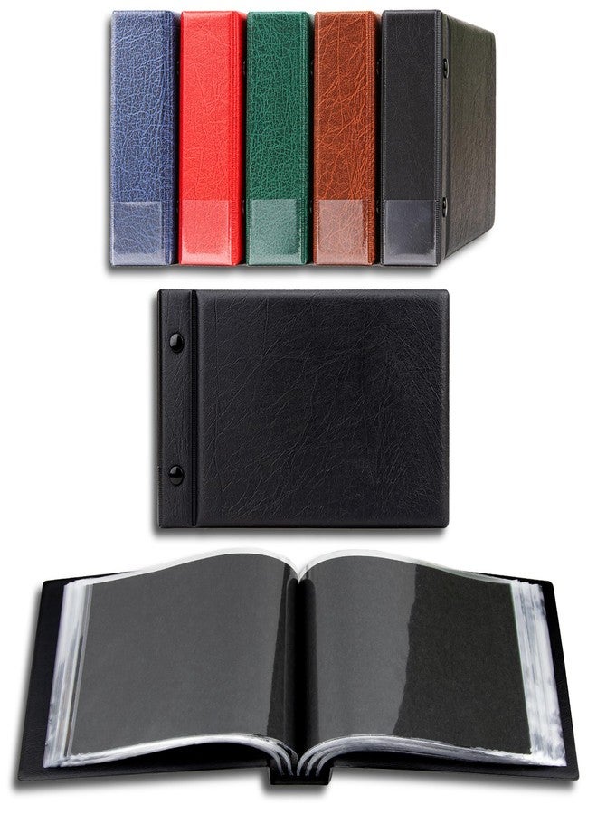 Prophila Collection Prophila Small Album for 100 Postcards and Letters up to 190 x 125 mm, Black - Image 1