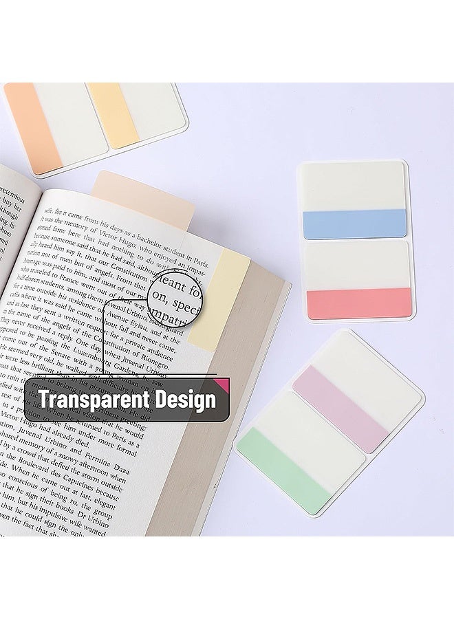 إم إكس إن 500 قطعة 21 ورقة، علامات تبويب لاصقة، علامات لاصقة مع مسطرة ناعمة شفافة، علامات صفحة ملونة، تسميات صفحة قابلة للكتابة، علامات تبويب فهرس شفافة، ملصقات فهرس شفافة لوضع علامات على الصفحات، كتب الملفات المصنفة، اللوازم المكتبية - Image 5