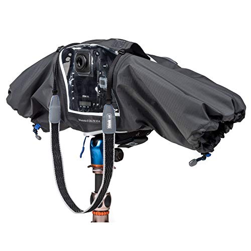 Think Tank غطاء مطري لكاميرا ثينك تانك هايدروفوبيا D 24-70 V3 لكاميرات DSLR وكاميرات ميرورليس مع عدسة 24-70mm f/2.8 - Image 2