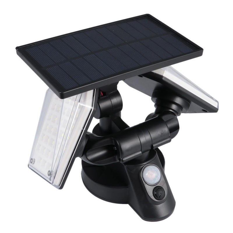 Adjustable Angle Solar Security Light 78 LED Dual Head IP65 Waterproof Outdoor Wall Lamp - Image 2