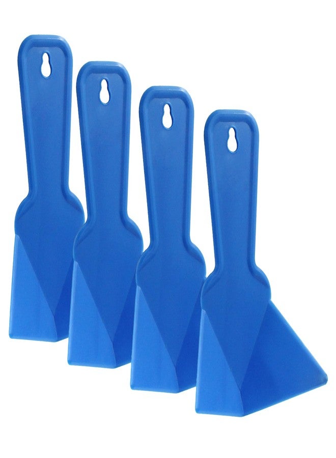 Moicstiy 4 Pcs Drywall Trowel Plastic Inside Corner Trowel Tool for Drywall Tools Corner Trowel Building scraping(Blue) - Image 5
