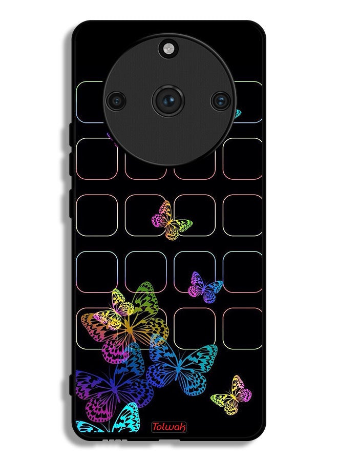 Tolwak Realme 11 Pro Protective Case Cover Colorful Butterflies - Image 1