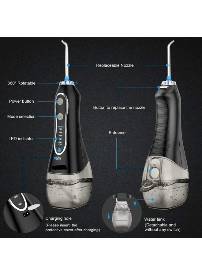 Blue Finch Water Flosser - 5 modes, 300ml USB Recharging, 2500 mAH battery - Image 3