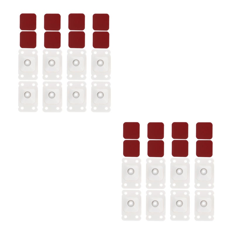 16 pcs Simple Adhesive Box Bottom Wheels Box Bottom Pulleys Box Roller Wheels - Image 1