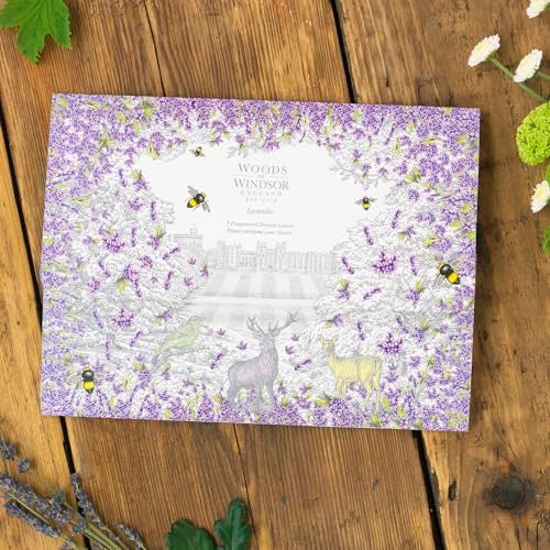 Woods of Windsor Scented Drawer Liners, Fragrant Lavender Liners for Drawers and Shelves to Delicately Fragrance Clothes and Linens, Bedroom Drawer Liners, Lavender Scent, 35cm x 50cm 5 Pack - Image 2