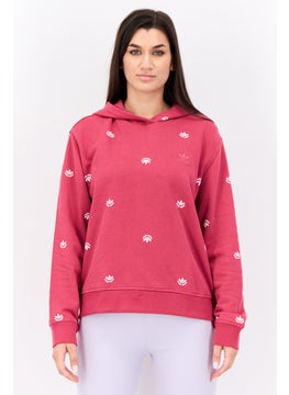 adidas Originals Women Sportswear Fit Outdoor Sweatshirt, Pink  - Image 1