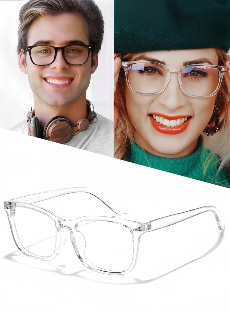 Blue Light Glasses for Men and Women, Filter Blue-light Blocking Eyeglasses Ultra Light Reading TV PC Phone Computer Fashion Gaming Eye - Image 1
