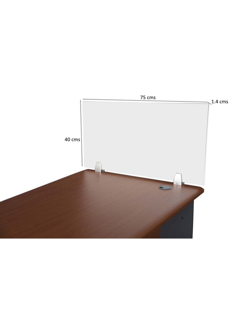 Mahmayi Mahmayi Deler 75 White Wood Divider Panel For Workspace Partitions In Office  - Image 2