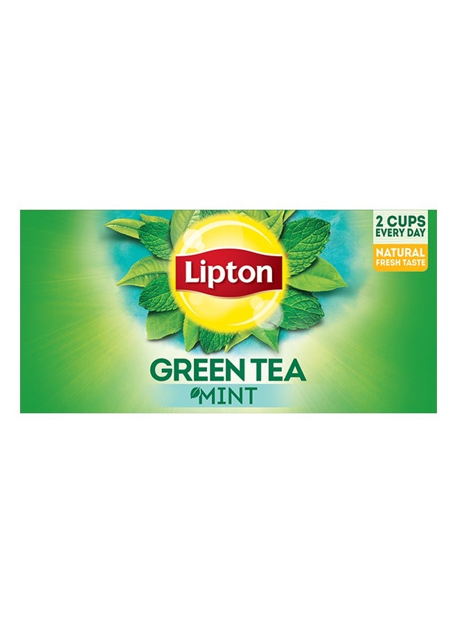 Lipton  Green Tea Mint, 25 Envelope Teabags 25 Teabags (32.5g) - Image 1