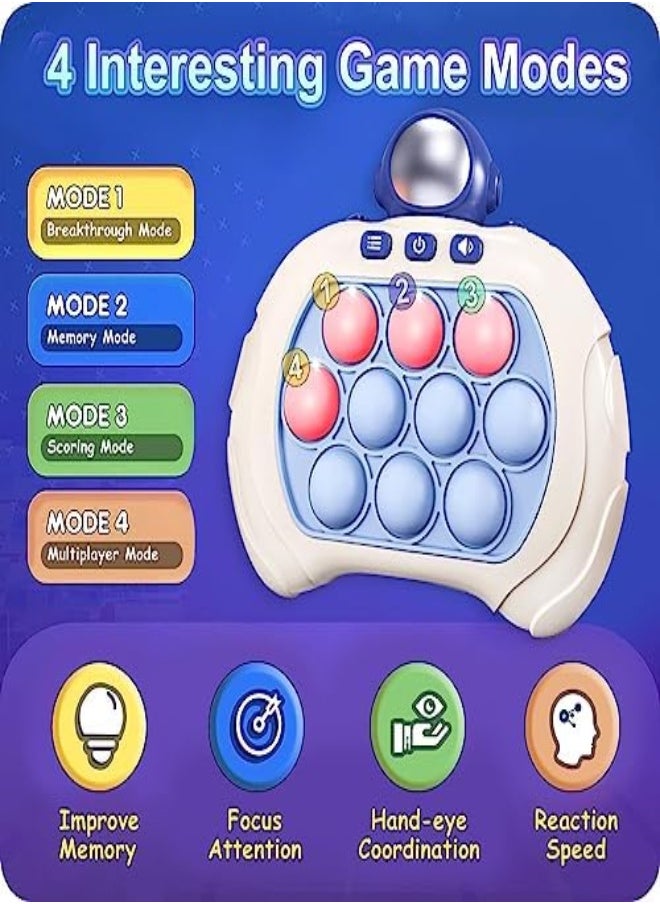 AKDC - Pop Light Up Game Fidget Toys For Teens & Kids 3-12, Speed Push Puzzle Game Console For 6 7 8 9 Year Old Boys & Girls, Sensory Fast Push Game For Birthday Gifts - Image 1