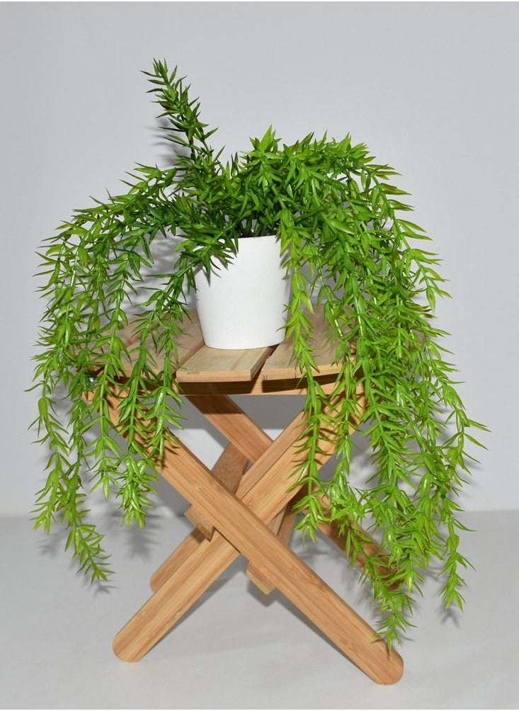 2-Piece Artificial Trailing Plant In White Pot