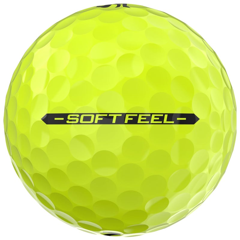 Srixon Soft Feel Golf Balls, Soft Feel 14, Yellow - Image 3