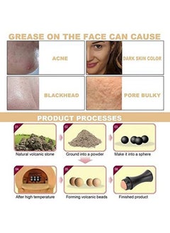 WIDEWINGS Oilabsorbing Volcanic Stone Face Roller Reusable Facial Skincare Tool Oil Control Roller For Oily Skin Care Oilabsorbing Face Roller With Makeup Sponge To Remove Excess Shine  - Image 4