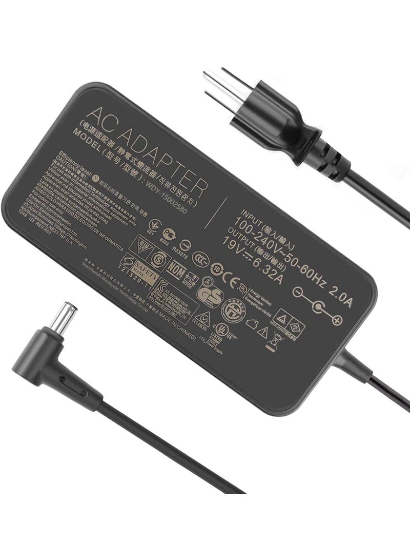Terabyte 120W 19V 6.32A Charger AC Adapter compatible with ASUS TUF Gaming FX705GM FX705GE FX705GD FX505 FX505GD FX505GE FX505GD FX505DY FX705DY FX505GM TUF705GD - Image 4