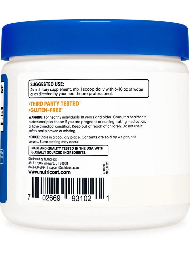 Nutricost مسحوق إلثيانين 100 جرام خالي من الغلوتين وغير معدل وراثيًا - Image 4