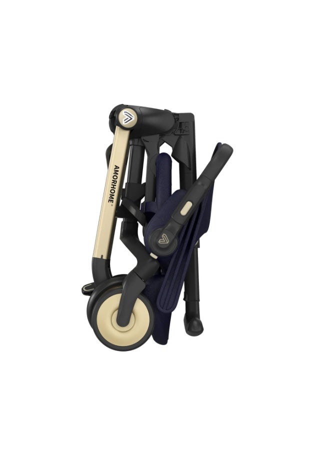 AMORHOME - Max Stroller Compact, Foldable & Lightweight - Navy - Image 4