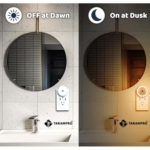 TARAMPRO 0.5 W LED Night Lamp Automatic Light Sensor Smart LED Night Light for Kids Elderly Bedroom Plug Type (Warm White) - Image 4
