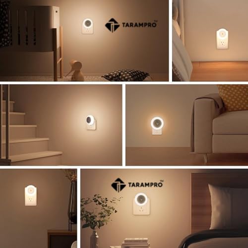 TARAMPRO 0.5 W LED Night Lamp Automatic Light Sensor Smart LED Night Light for Kids Elderly Bedroom Plug Type (Warm White) - Image 5