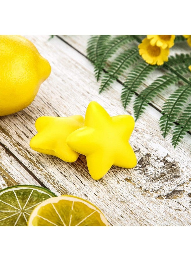 Blulu 30 Pieces Star Stress Ball Bulk Mini Foam Stress Relief Ball for School Carnival Reward, Student Prizes, Party Bag Fillers(Yellow) - Image 4