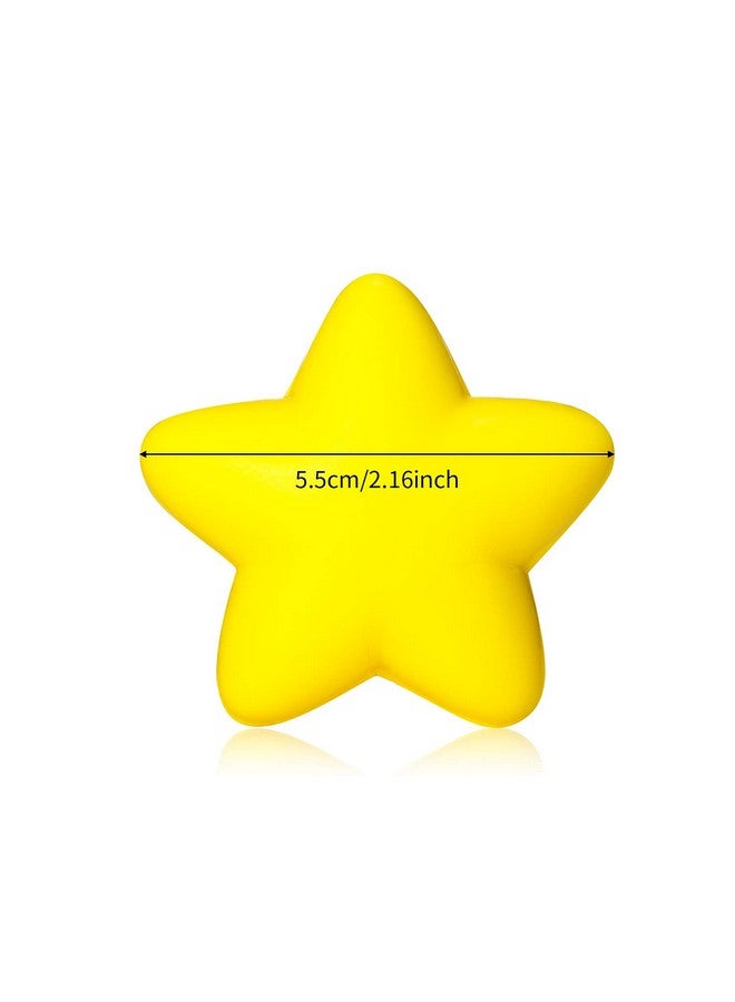 Blulu 30 Pieces Star Stress Ball Bulk Mini Foam Stress Relief Ball for School Carnival Reward, Student Prizes, Party Bag Fillers(Yellow) - Image 3