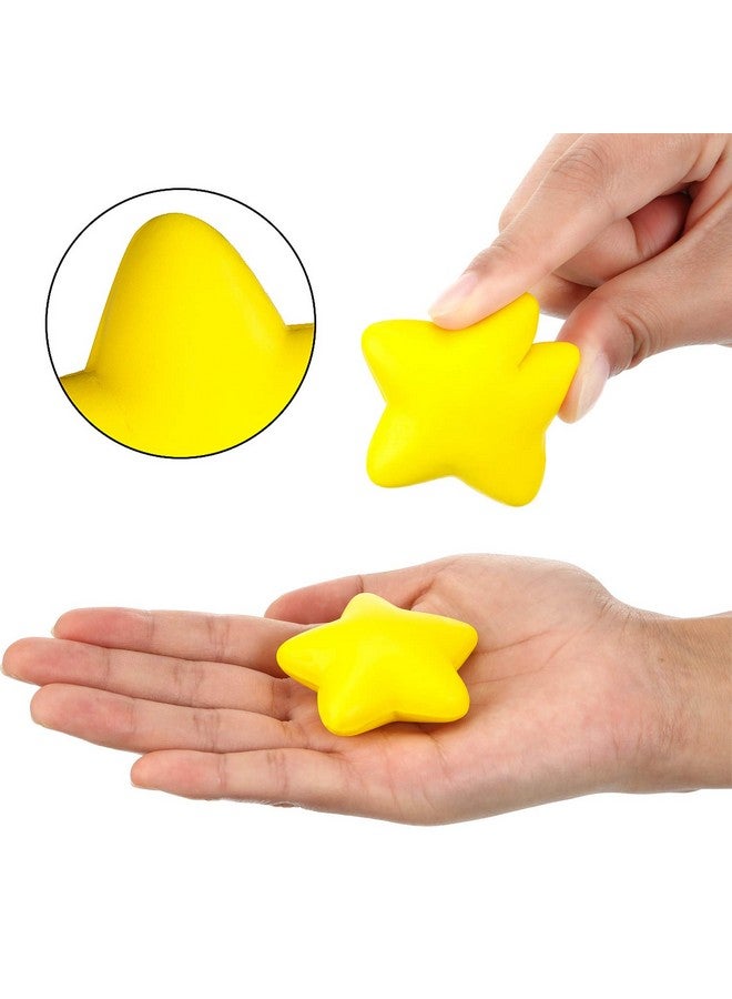 Blulu 30 Pieces Star Stress Ball Bulk Mini Foam Stress Relief Ball for School Carnival Reward, Student Prizes, Party Bag Fillers(Yellow) - Image 5