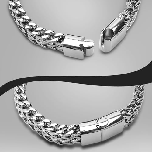 Peora Gold Plated Stainless Steel Metal Bracelet Openable Lion Head Design Stylish Jewellery for Men & Boys - Image 5