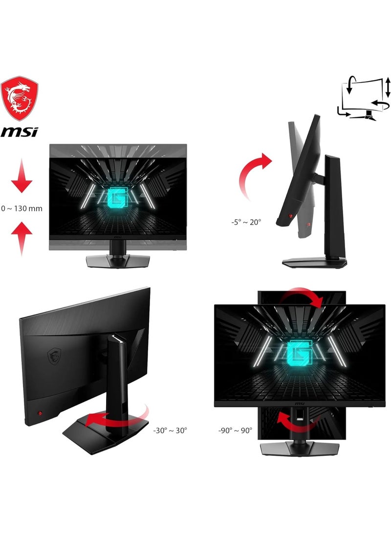 إم اس أي RENEWED MSI G272QPF E2 27 Inch WQHD Gaming Monitor - 2560 x 1440 Rapid IPS Panel, 180 Hz / 1ms GtG, 125% sRGB Colour Gamut, Adaptive Sync - DP 1.4a, HDMI 2.0b CEC BLACK - Image 4