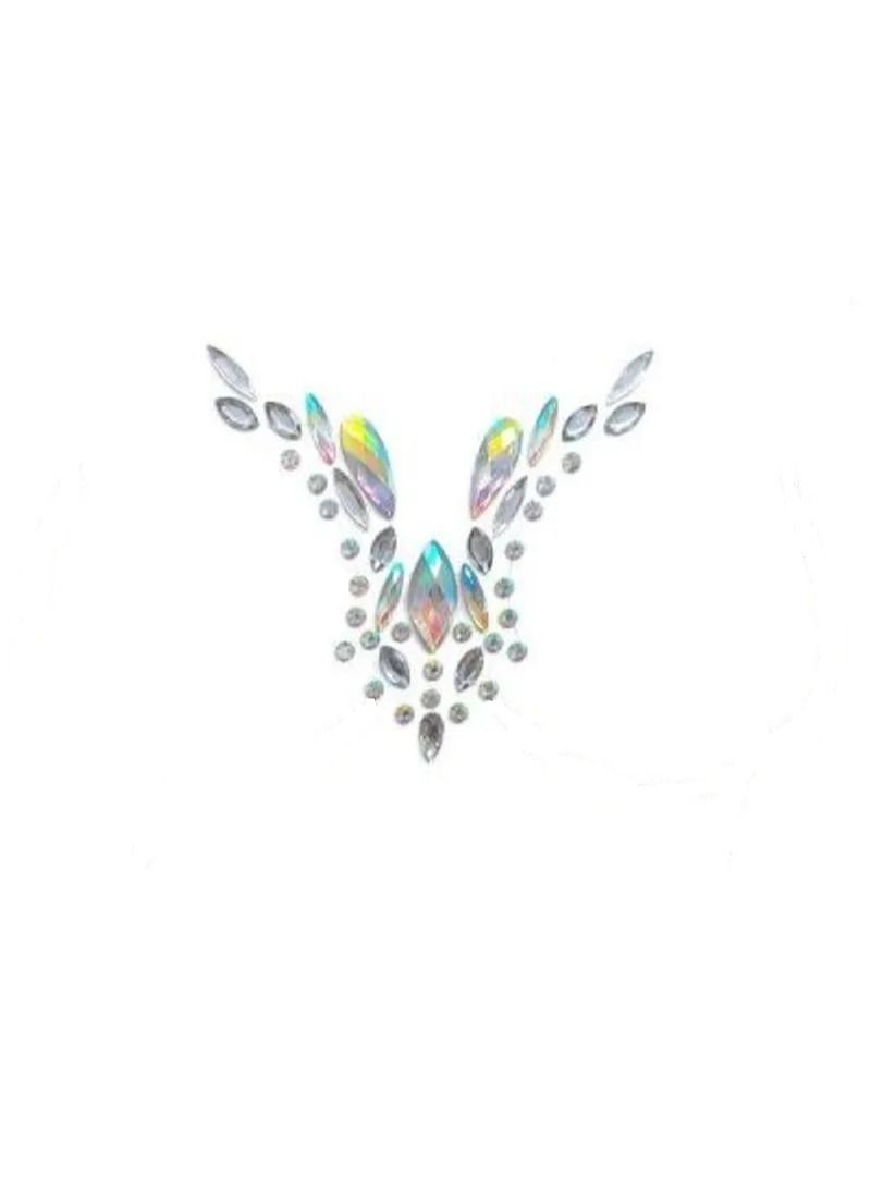 Crystal Rhinestone Sticker Festival Accessories DIY Self-adhesive Crystal Face Jewelry Sticker Makeup Sticker Gem Glitter Decal