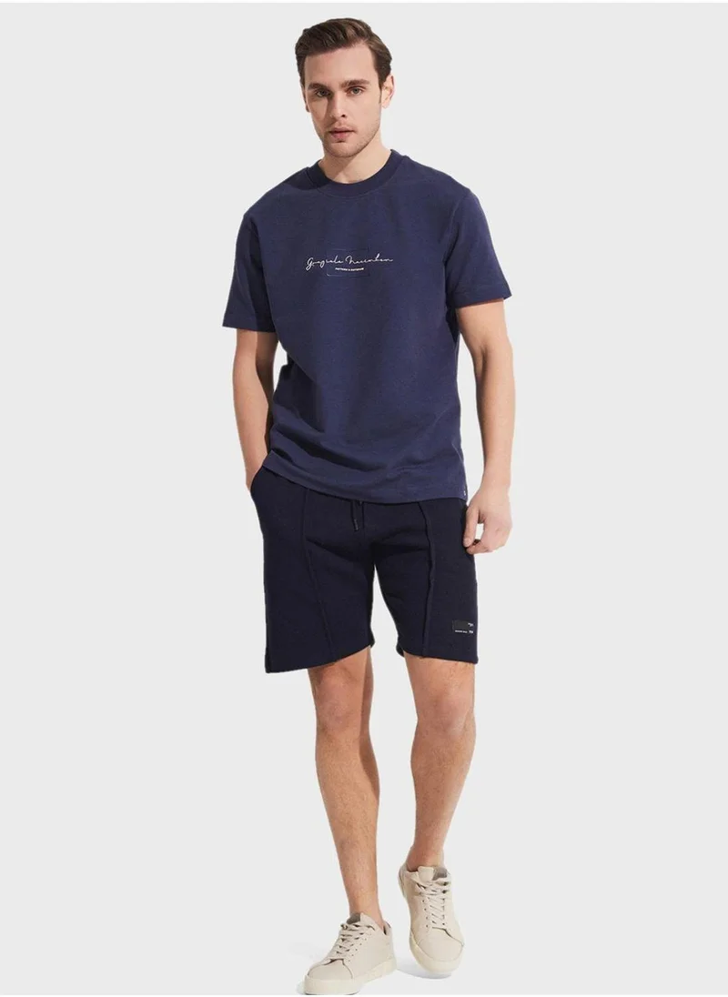 JUNE Essential Ribbed Seam Shorts