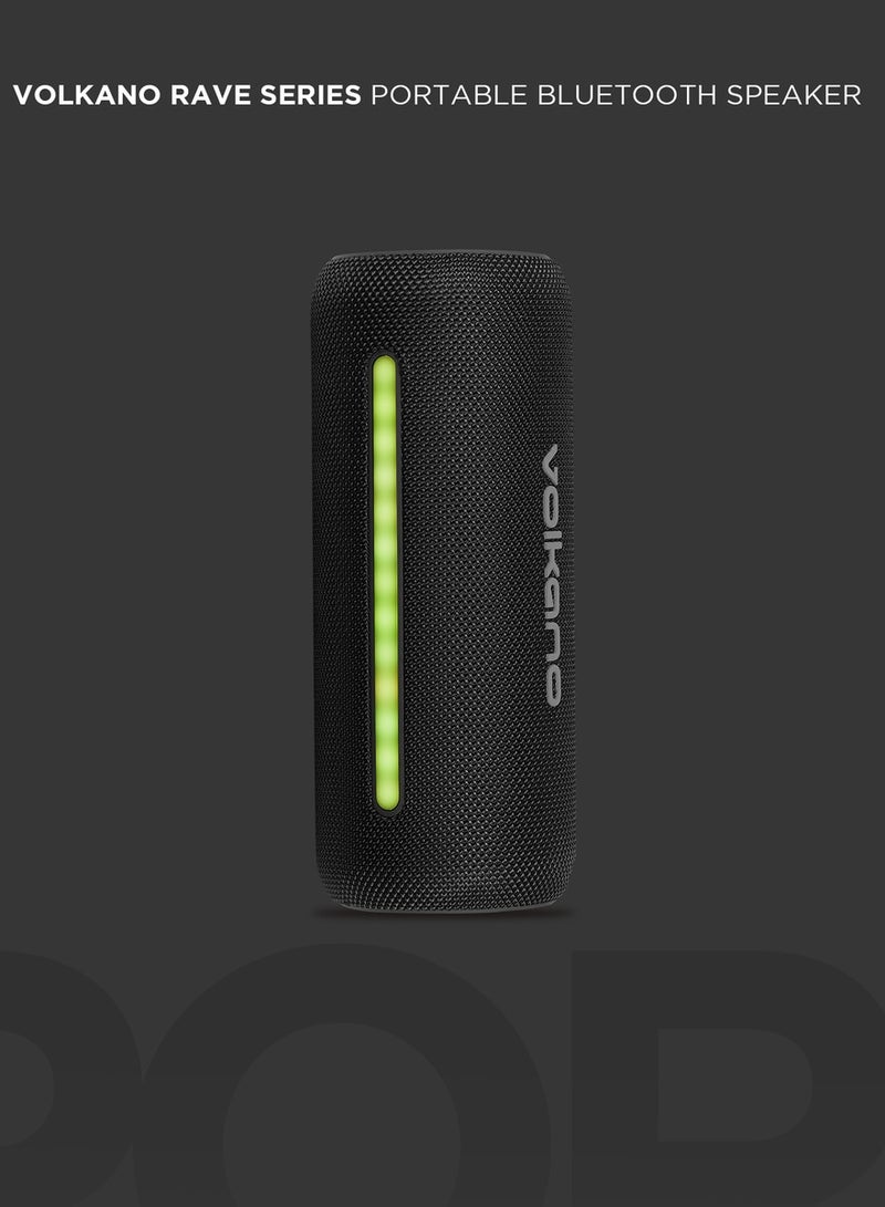 Volkano Rave Series Portable Bluetooth Speaker with IPX5 & LED IGHT, Upto 8 Hour Playtime, 1 Year Warranty  - Image 5