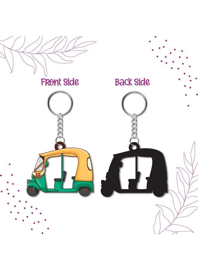 Bhai Please سلسلة مفاتيح خشبية من باي بليز للسيارة والدراجة والمكتب والمنزل (عبوة من 1) سلسلة مفاتيح ملونة مع حلقة | هدية للرجال والنساء والفتيات والأولاد، له ولها، متعددة الألوان - Image 4