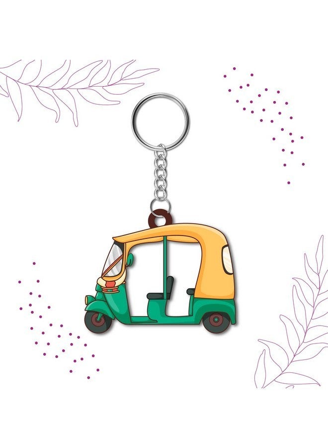 Bhai Please سلسلة مفاتيح خشبية من باي بليز للسيارة والدراجة والمكتب والمنزل (عبوة من 1) سلسلة مفاتيح ملونة مع حلقة | هدية للرجال والنساء والفتيات والأولاد، له ولها، متعددة الألوان - Image 3