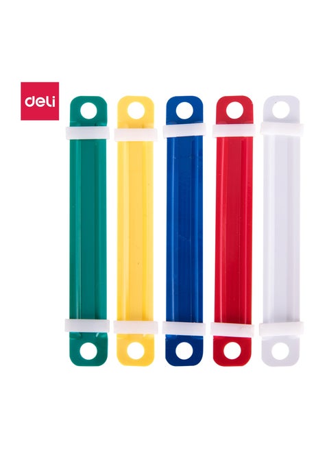 E5548 Prong Fasteners - 80mm, 2-Hole Binding, Assorted Colors