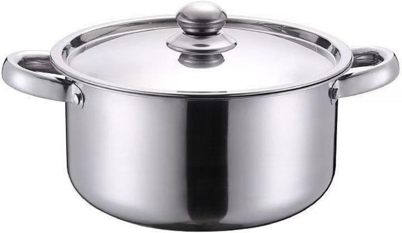 predolo Multi Size Kitchen Pots Set Stainless Steel Stockpots with Lids for Home Cooking - Image 4
