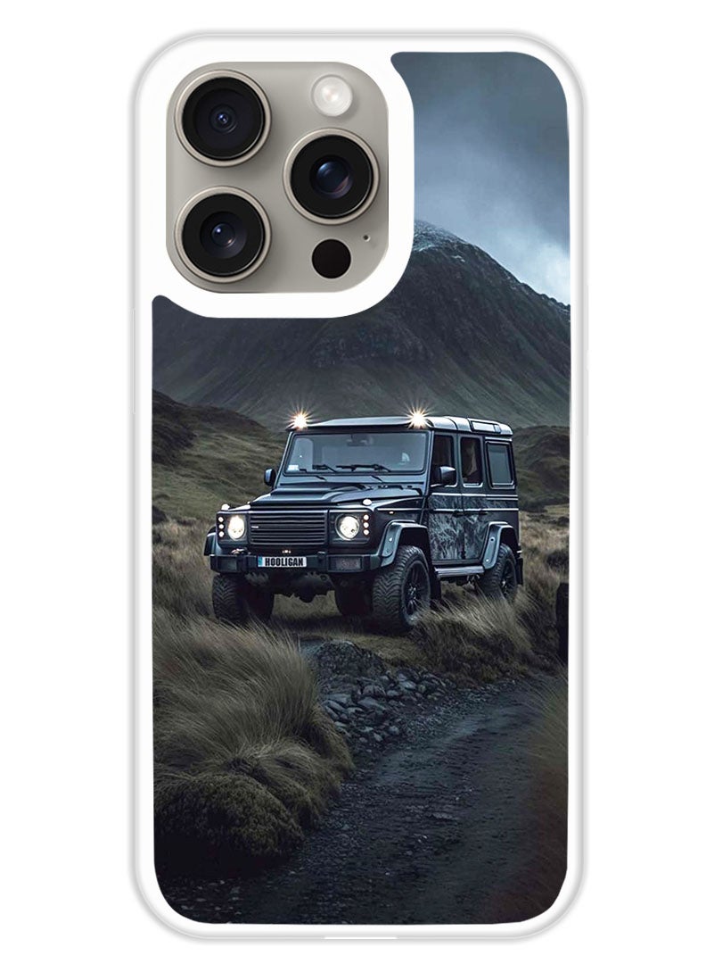 Theodor Protective Case Cover For APPLE IPHONE 15 Pro Max G Wagon 1 (White Bumper) - Image 1