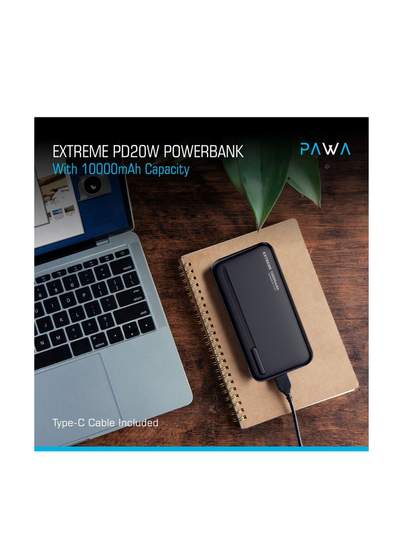 PAWA Extreme PD20W Powebank With 10000mAh Capacity-black - Image 2