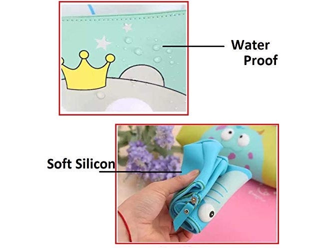 Sillyme حقيبة أقلام مدرسية من السيليكون الناعم (1 قطعة) | تصميم متنوع - Image 2